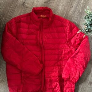 Xersion Men's Red Puffer Jacket